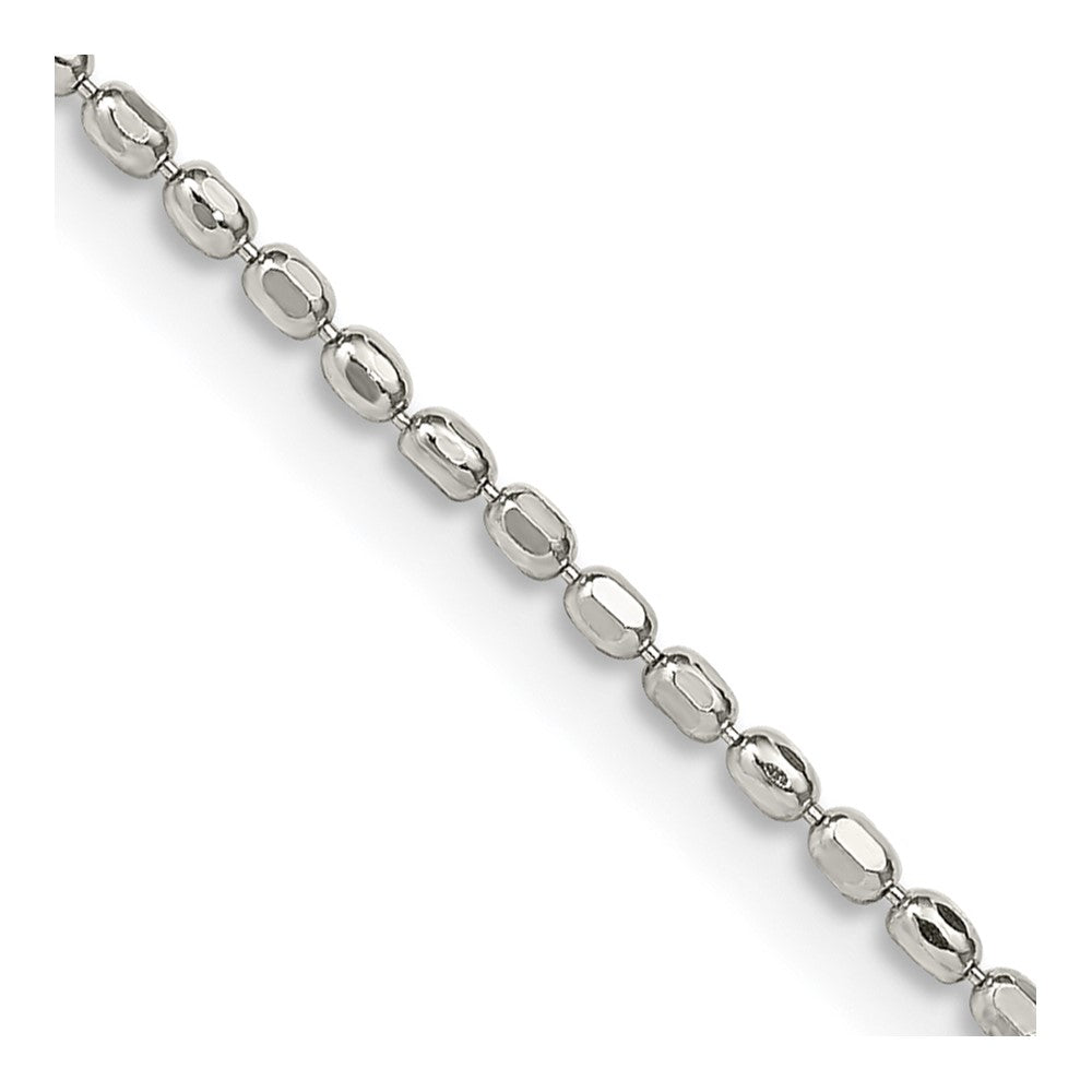 Sterling Silver Fancy Beaded Chain