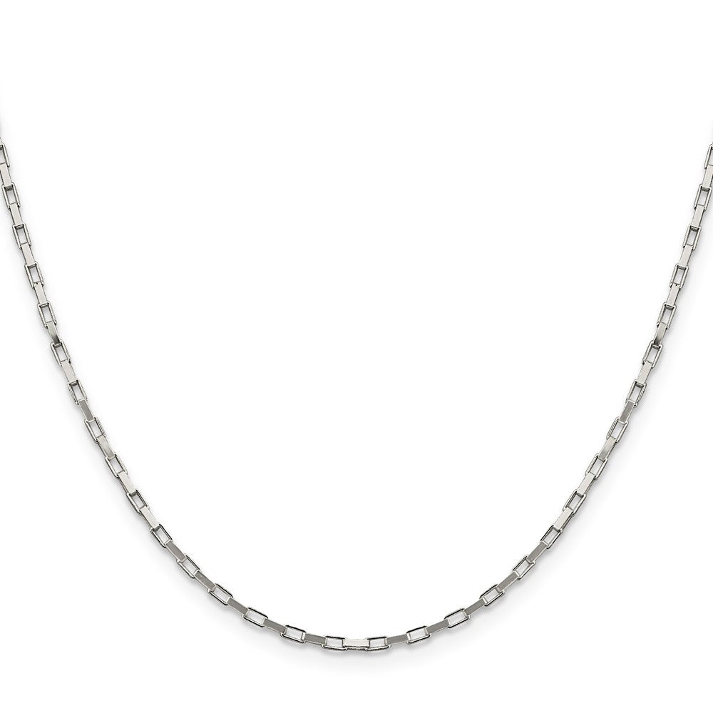 Sterling Silver Elongated Box Chain