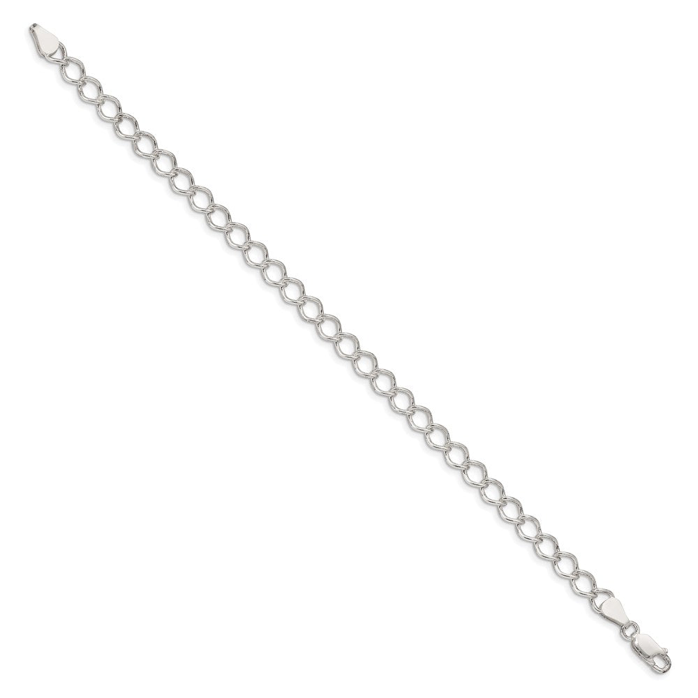 Sterling Silver Fancy Open Curb Chain