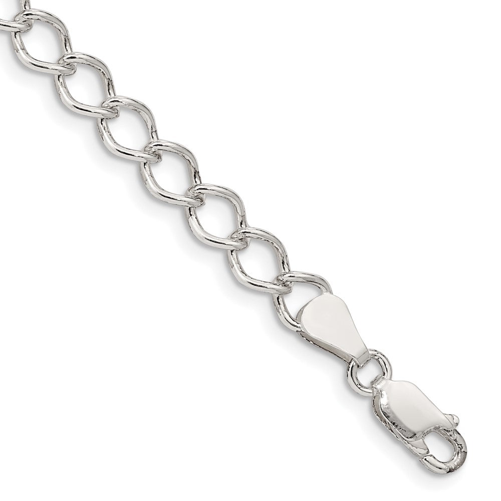 Sterling Silver Fancy Open Curb Chain