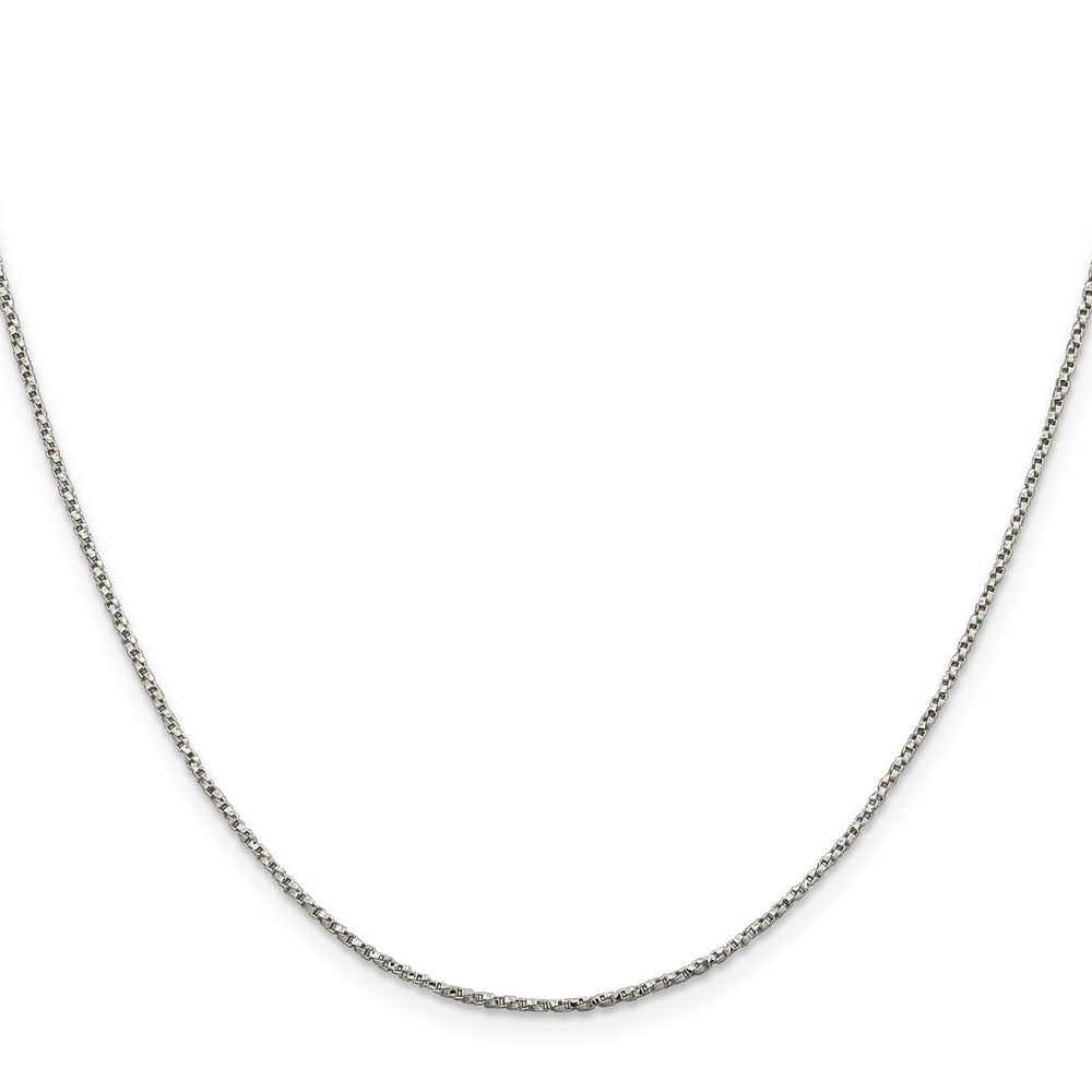 Sterling Silver Twisted Box Chain