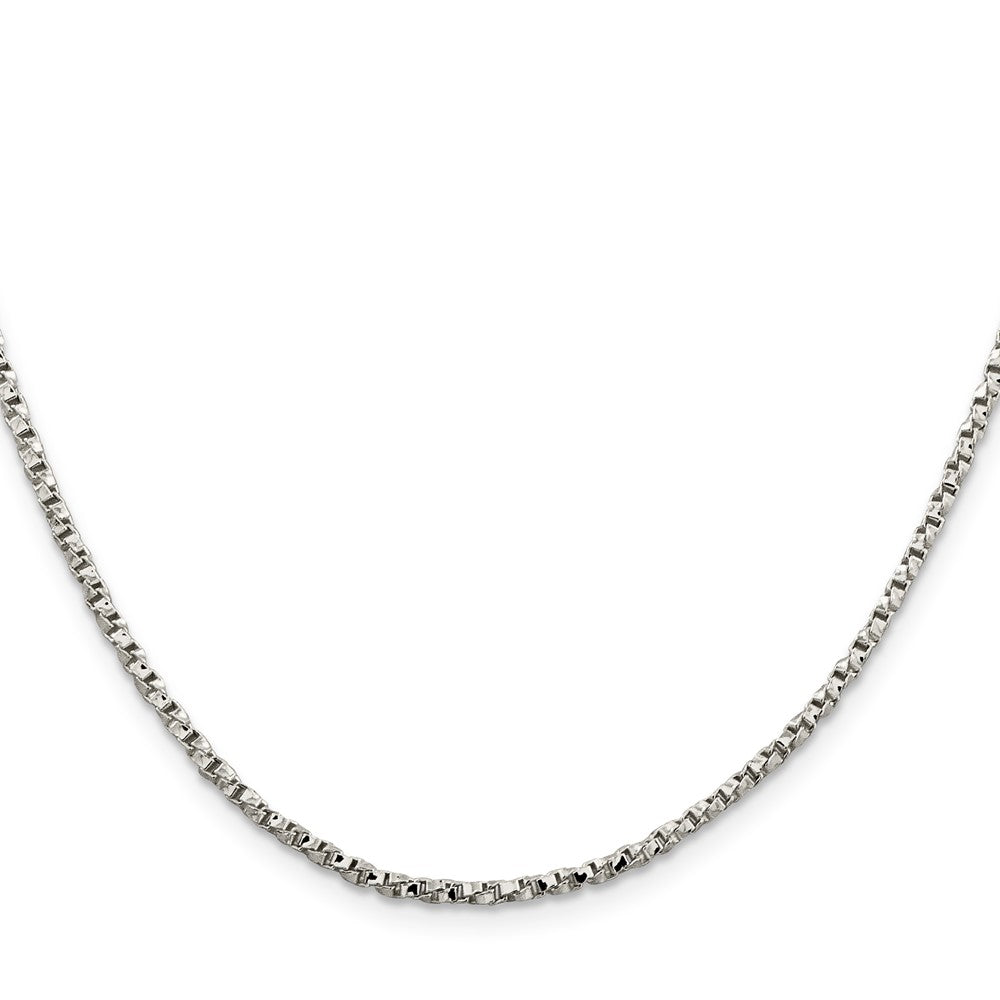 Sterling Silver Twisted Box Chain