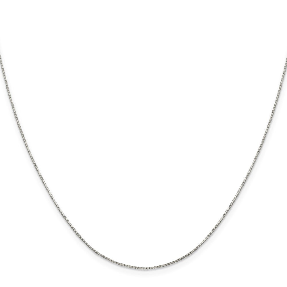 Sterling Silver 8 Sided Mirror Box Chain