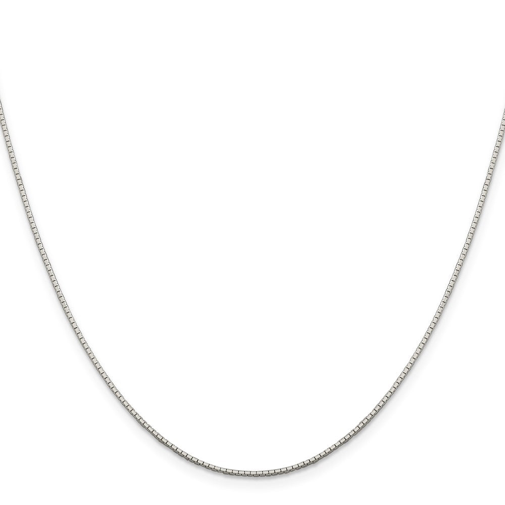 Sterling Silver 8 Sided Mirror Box Chain