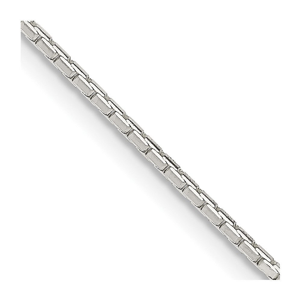 Sterling Silver 8 Sided Mirror Box Chain