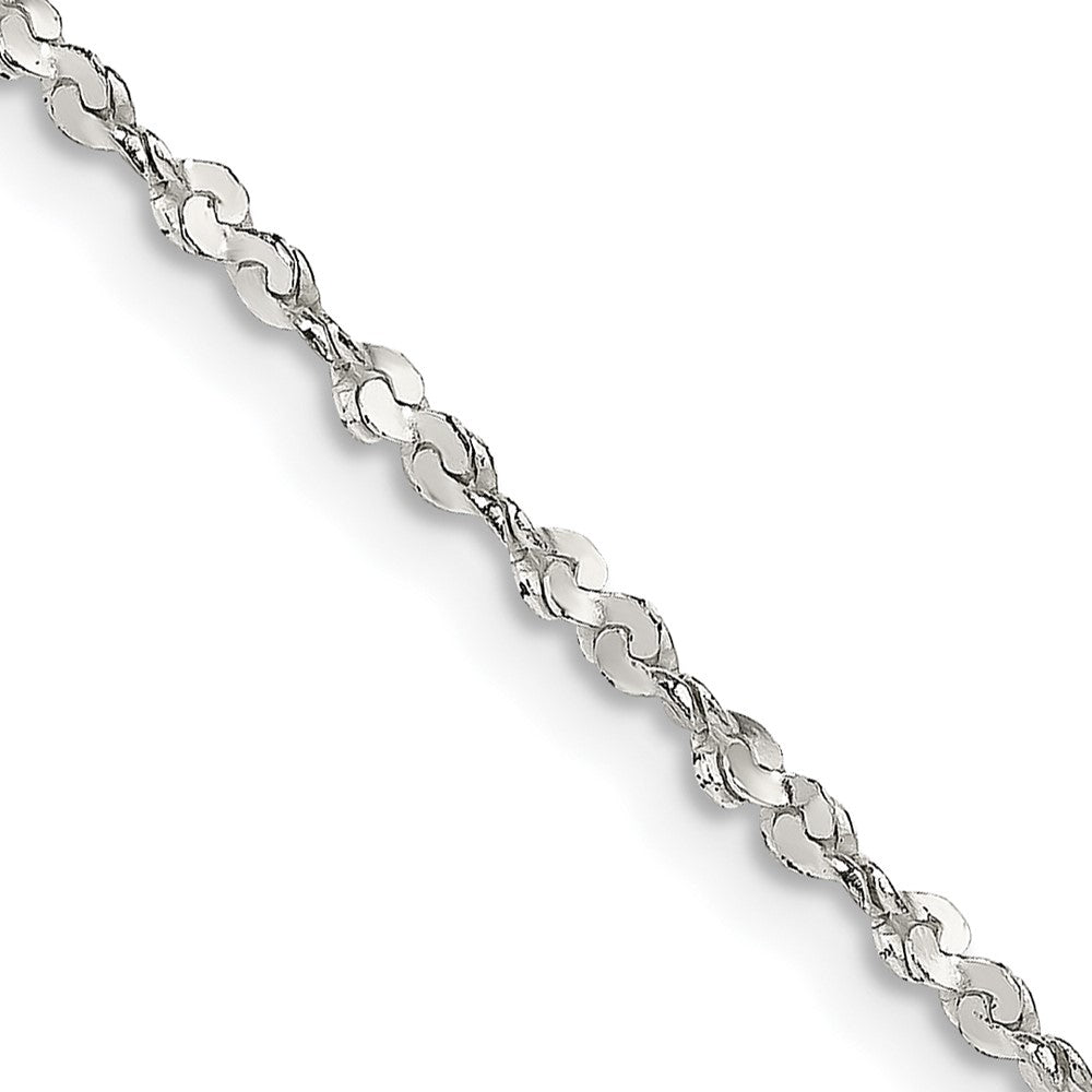 Sterling Silver Twisted Serpentine Chain