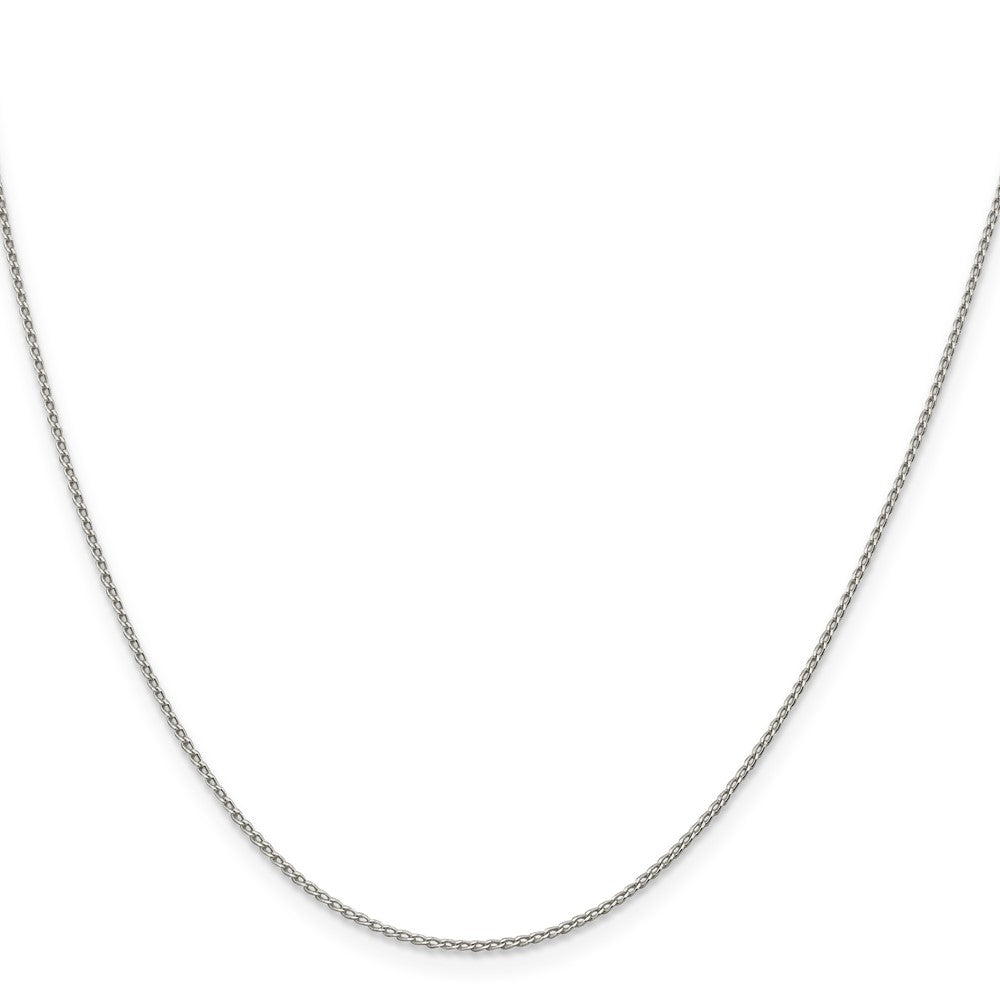 Sterling Silver Open Elongated Link Curb Chain