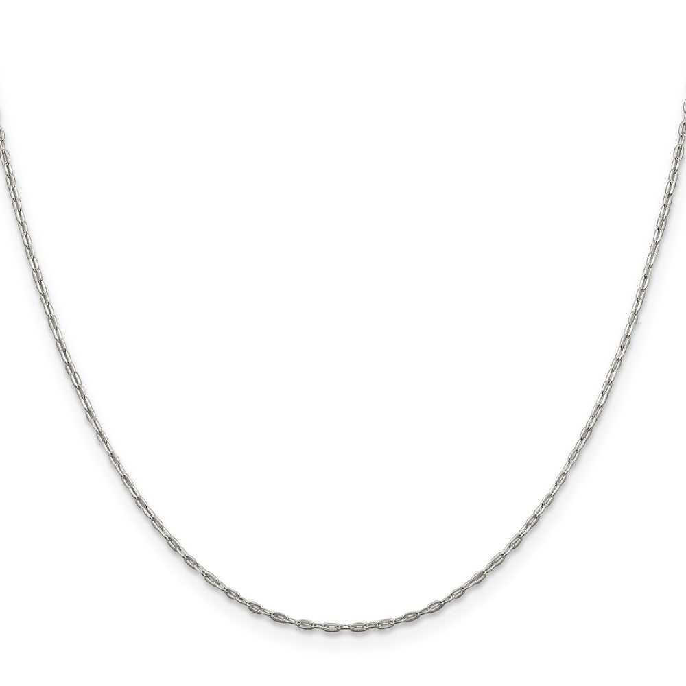 Sterling Silver Flat Oval Cable Chain