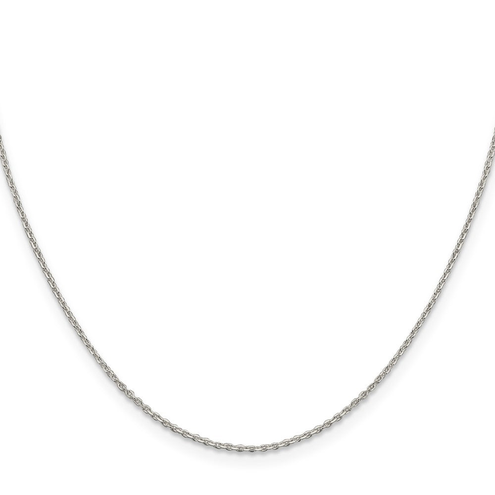 Sterling Silver Diamond-cut Forzantine Cable Chain