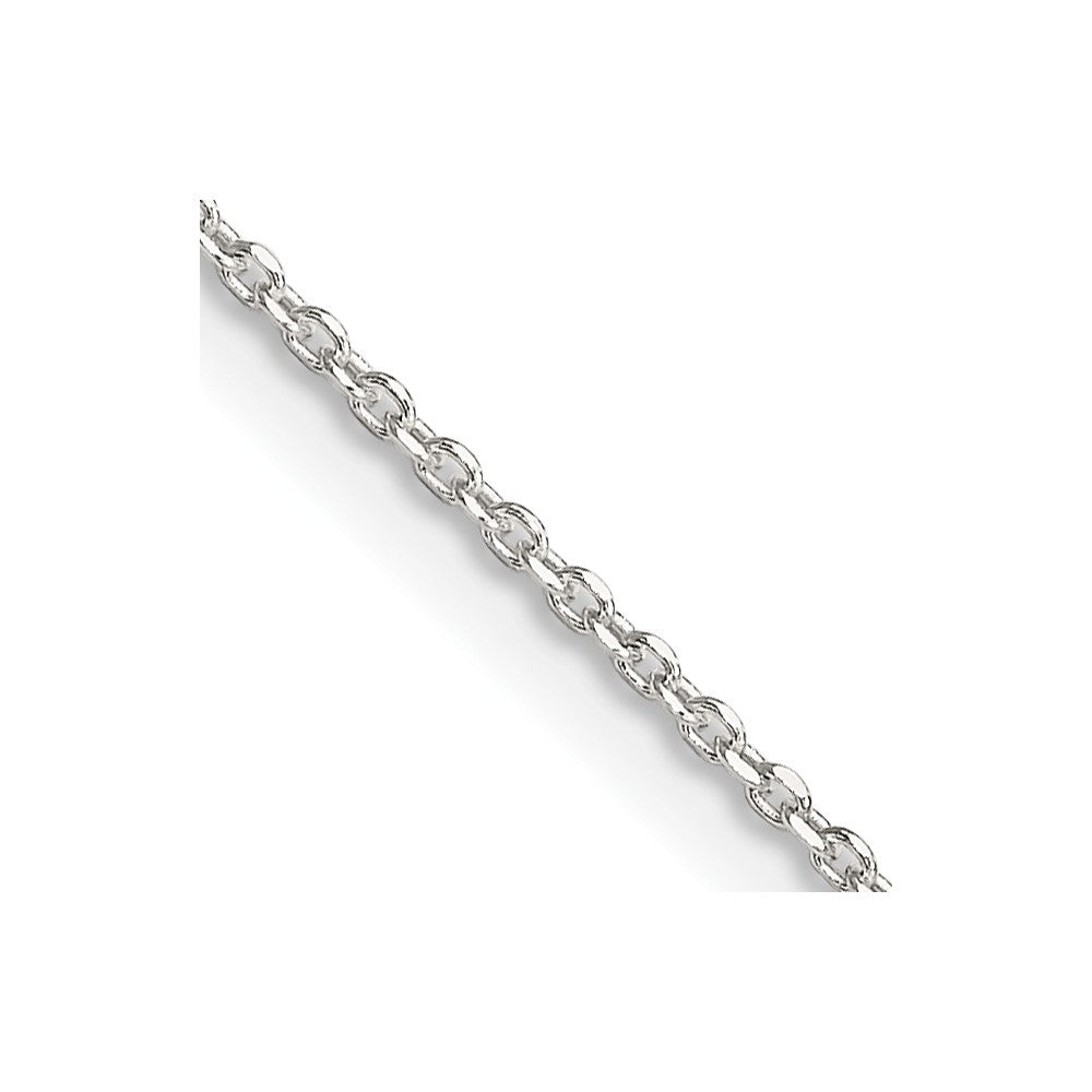 Sterling Silver Diamond-cut Forzantine Cable Chain
