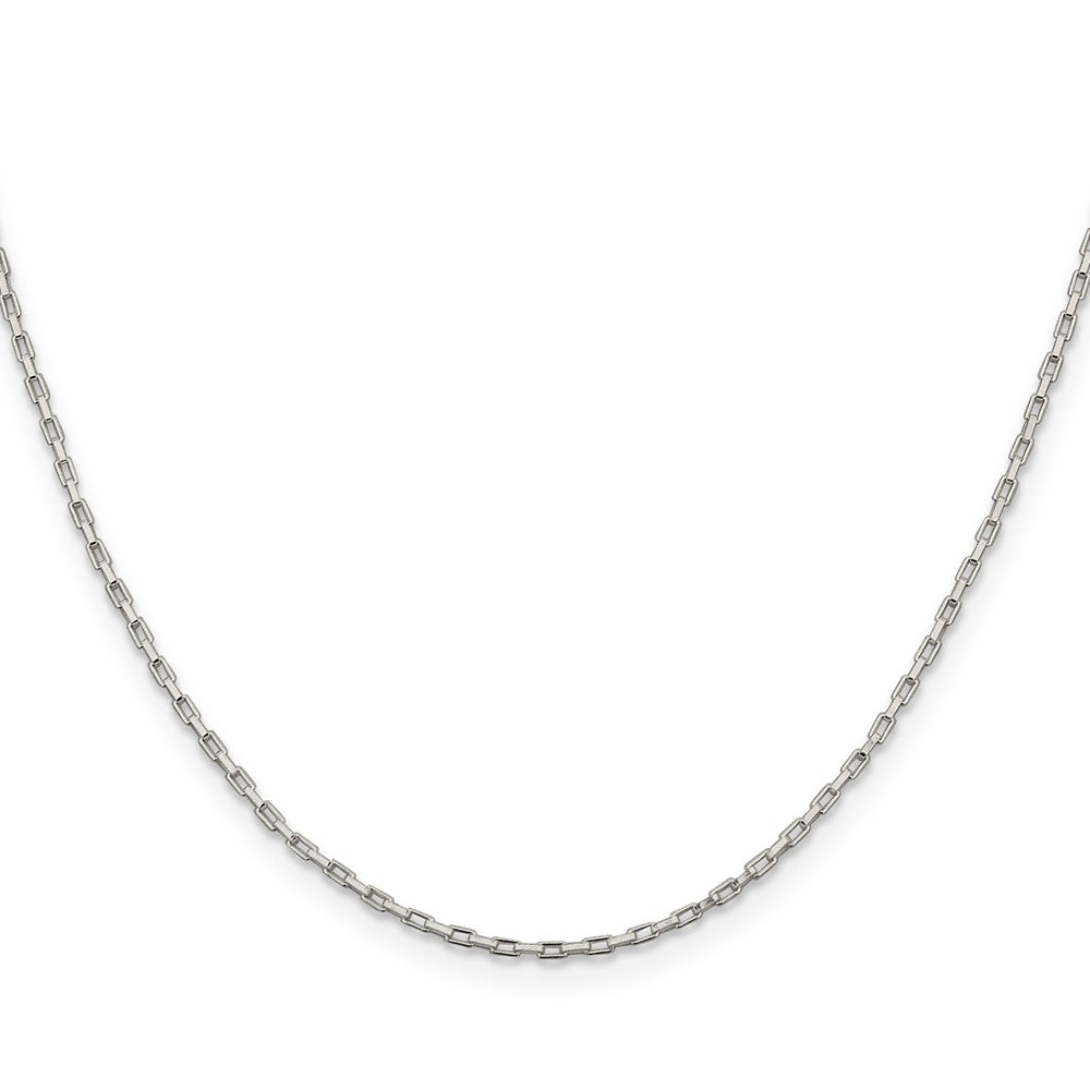 Sterling Silver Elongated Box Chain