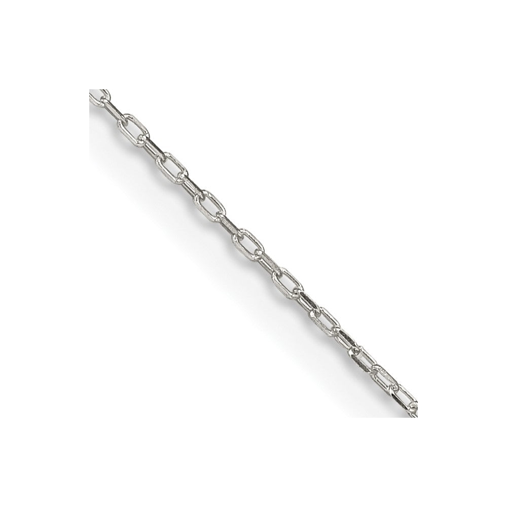 Sterling Silver Diamond-cut Long Link Cable Chain