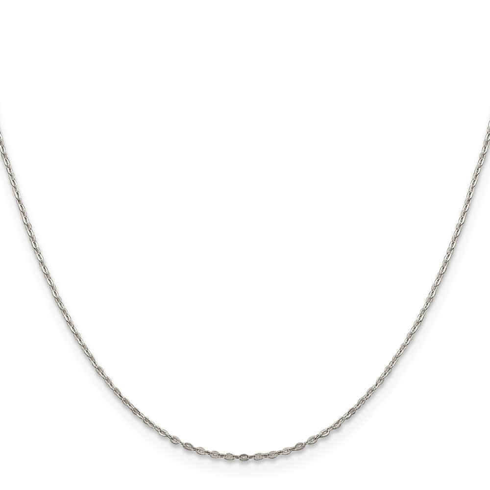 Sterling Silver Flat Link Cable Chain