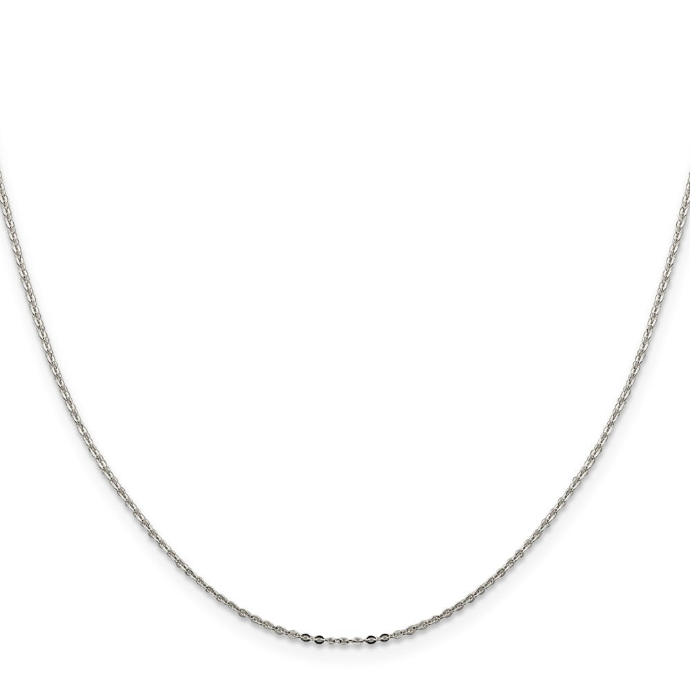 Sterling Silver Flat Link Cable Chain