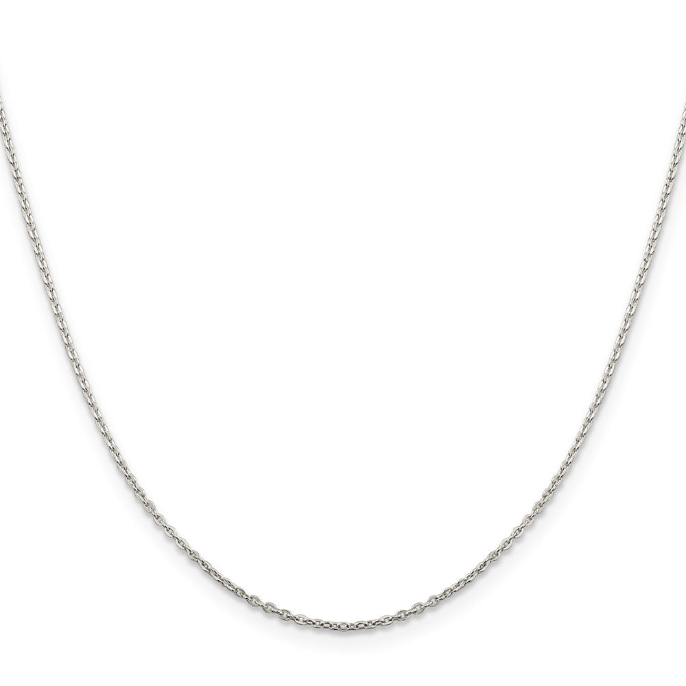 Sterling Silver Flat Link Cable Chain