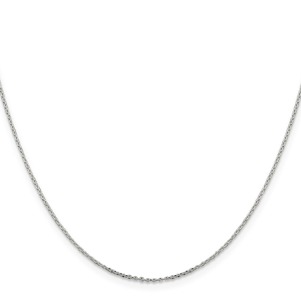 Sterling Silver Diamond-cut Forzantine Cable Chain