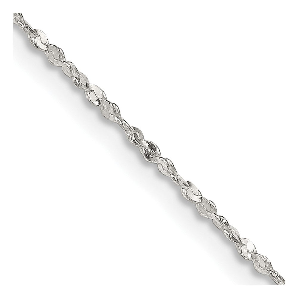 Sterling Silver Twisted Serpentine Chain