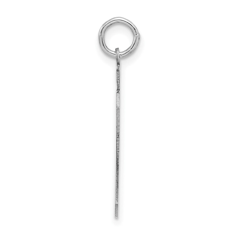 Sterling/Silver Rhodium-plated Polished Number 59 Charm