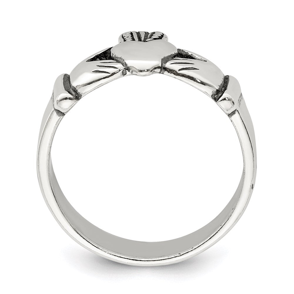 Sterling Silver Claddagh Design Ring