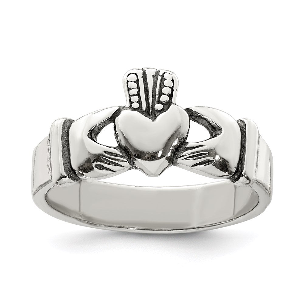 Sterling Silver Claddagh Design Ring