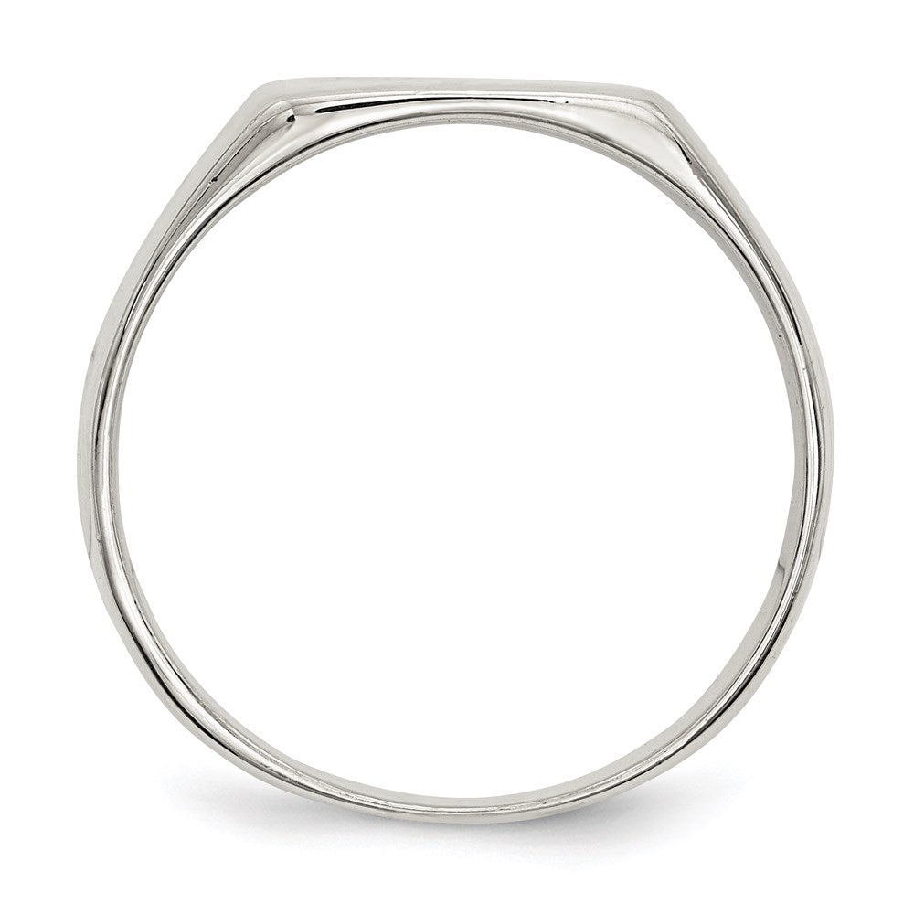 Sterling Silver 11x Closed Back Signet Ring