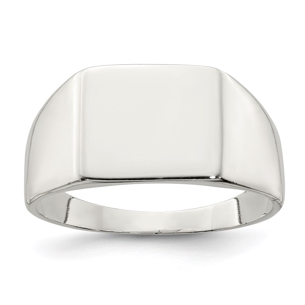 Sterling Silver 11x Closed Back Signet Ring