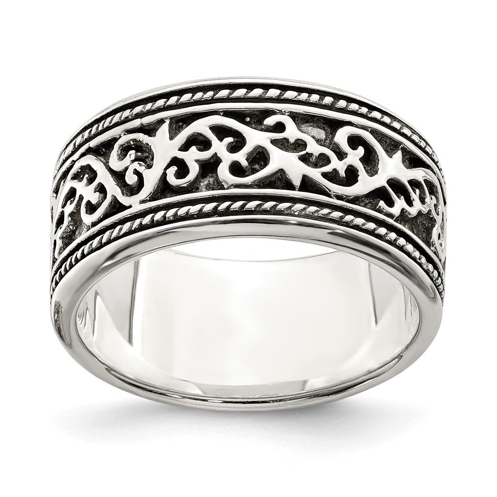 Sterling Silver Antiqued Band