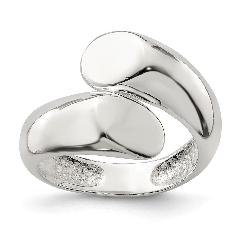 Sterling Silver Round Overlapping Ring