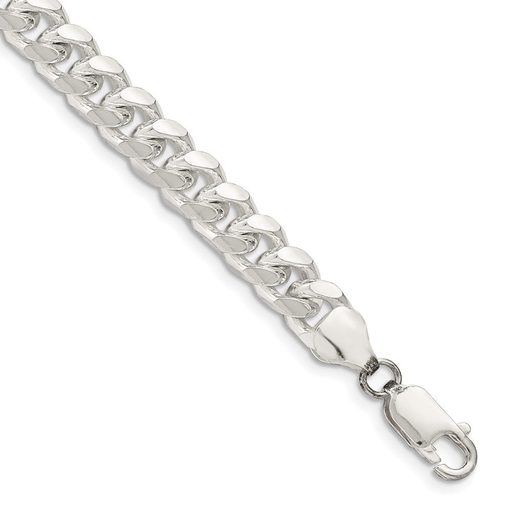 Sterling Silver Domed w/ Side D/C Curb Chain