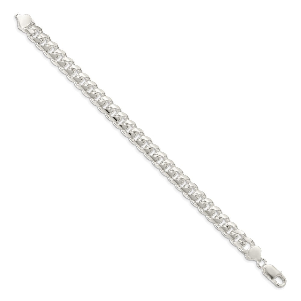 Sterling Silver Domed w/ Side D/C Curb Chain