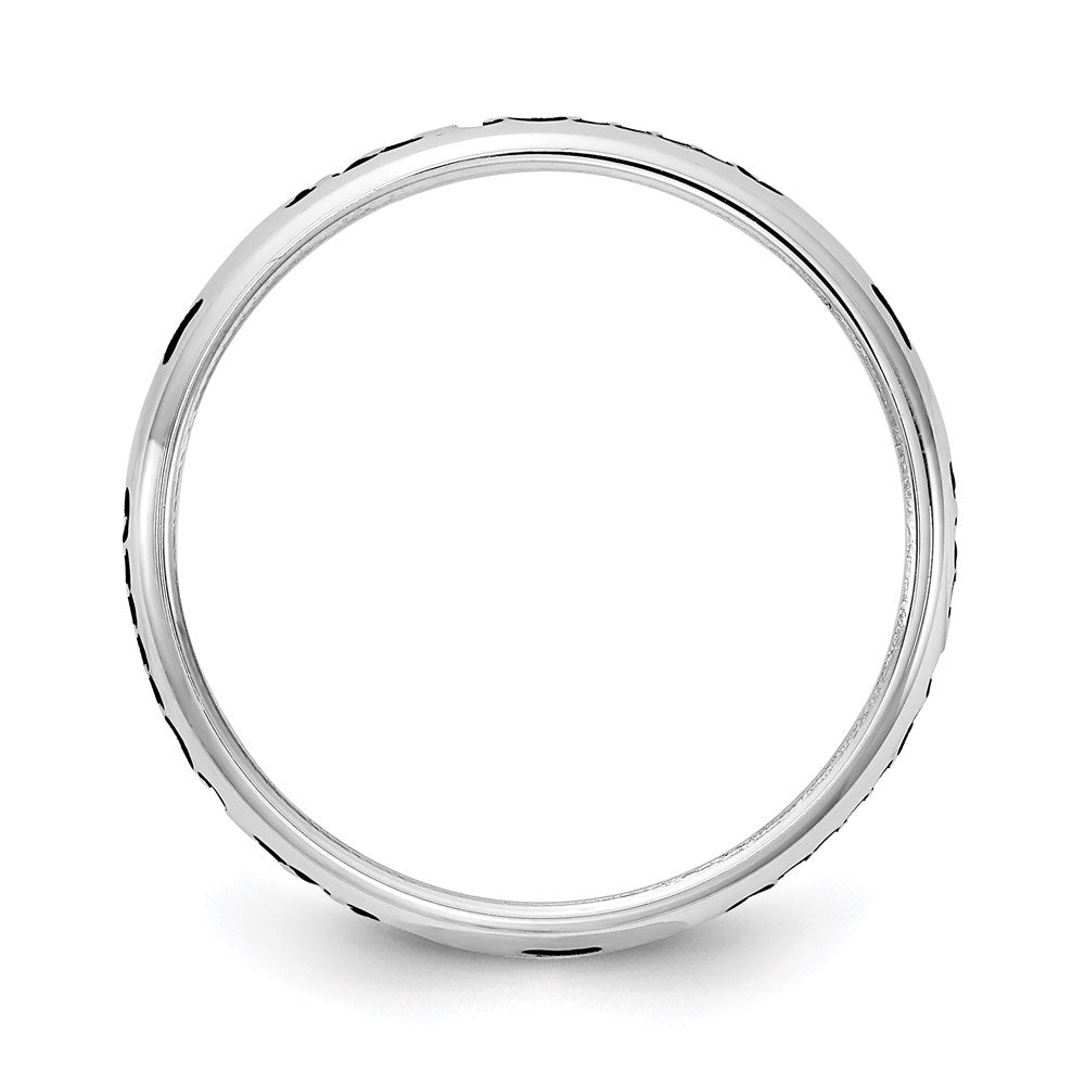 Sterling Silver Half Round Size 10 Band