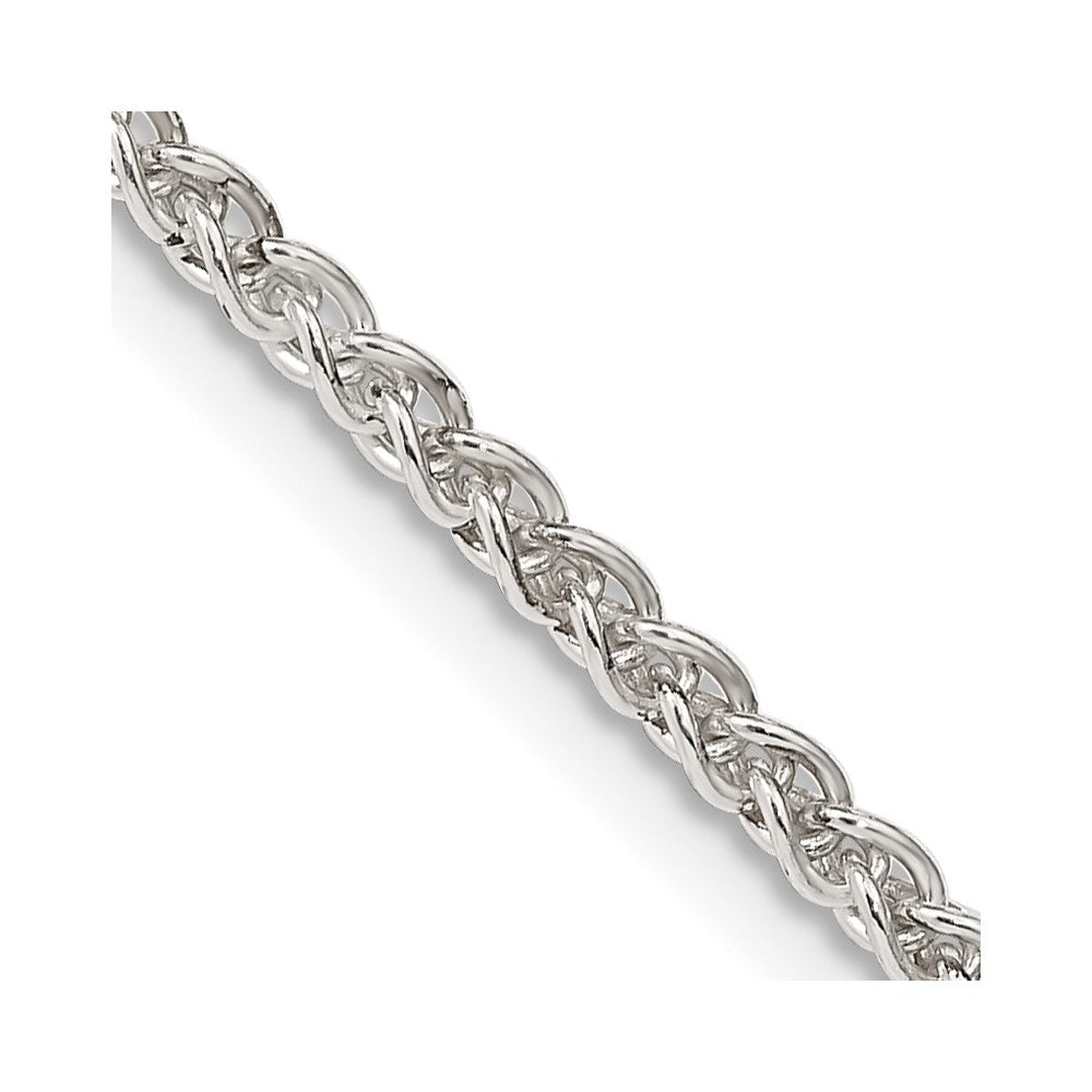 Sterling Silver Round Spiga Chain