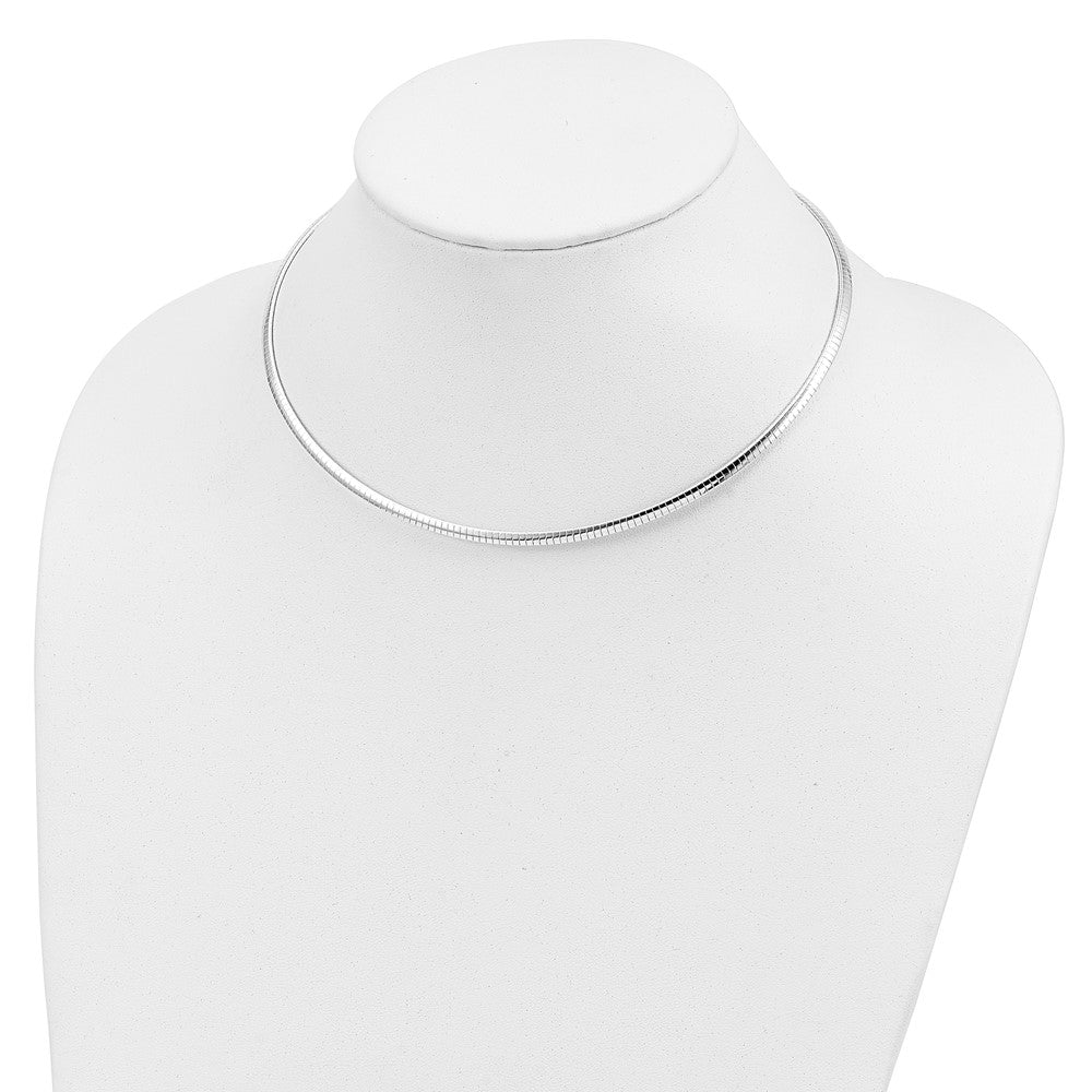 Sterling Silver Polished Cubetto Necklace
