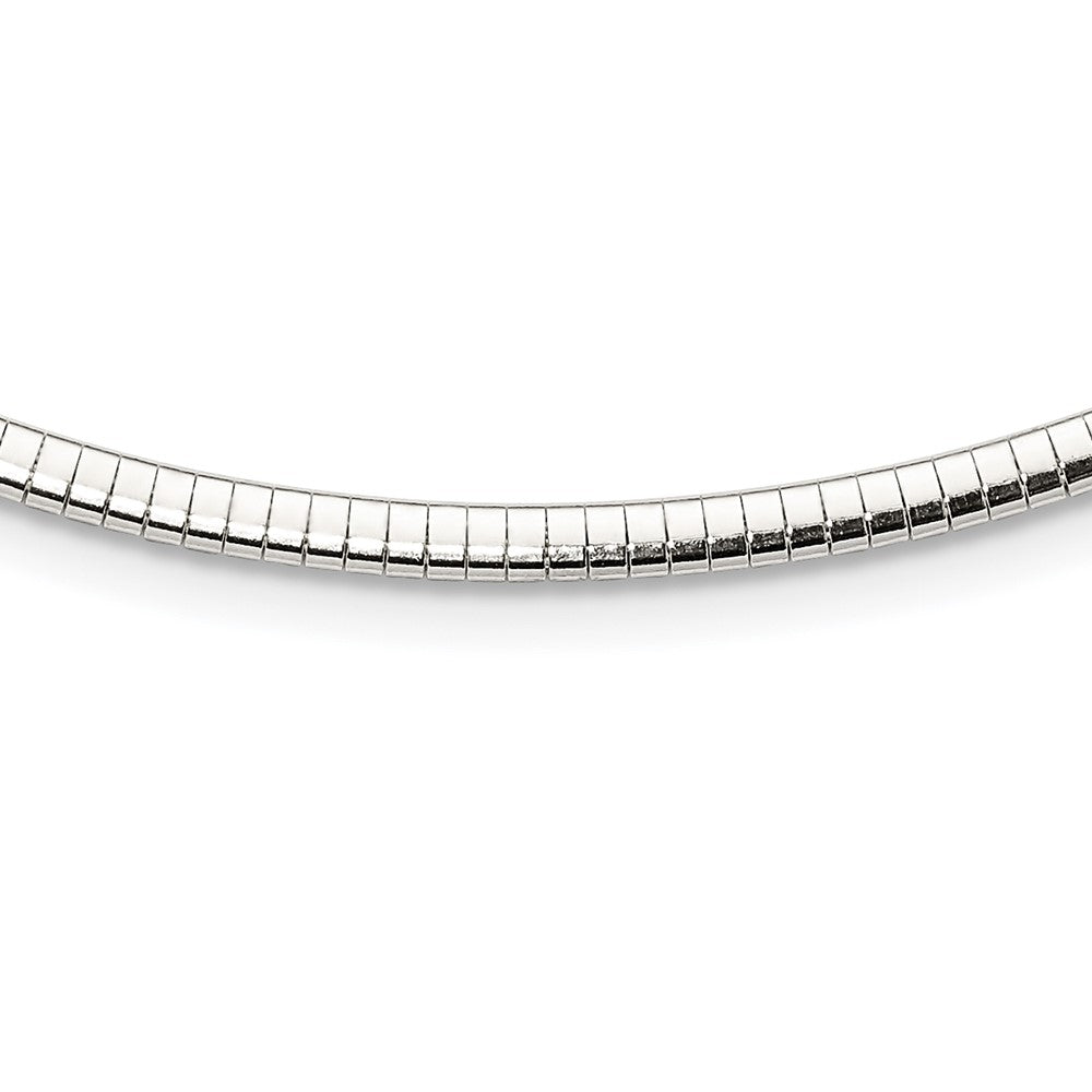 Sterling Silver Polished Cubetto Necklace