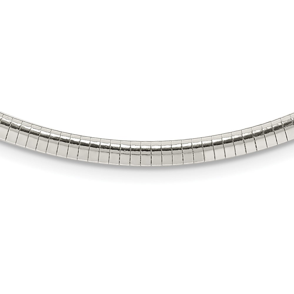 Sterling Silver Polished Cubetto Necklace