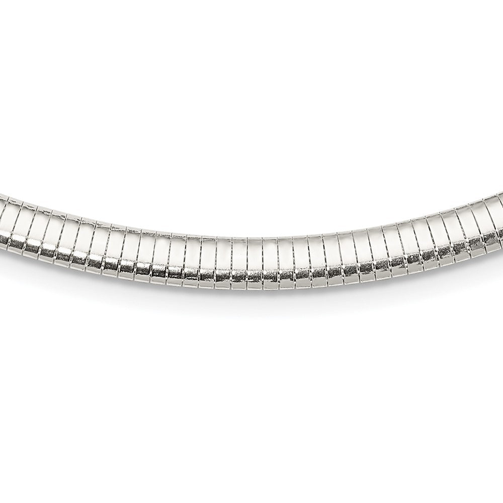 Sterling Silver Polished Cubetto Necklace
