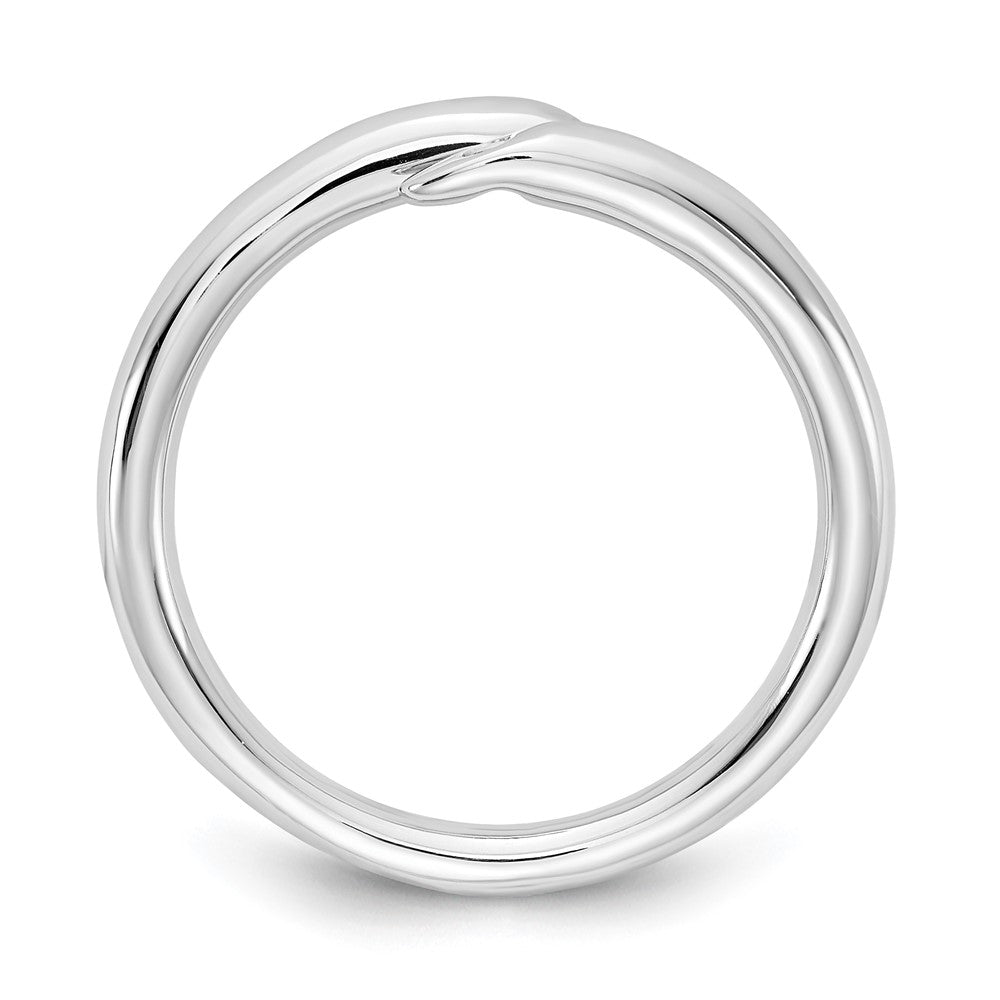 White Ice Sterling Silver Rhodium-plated Diamond Ring