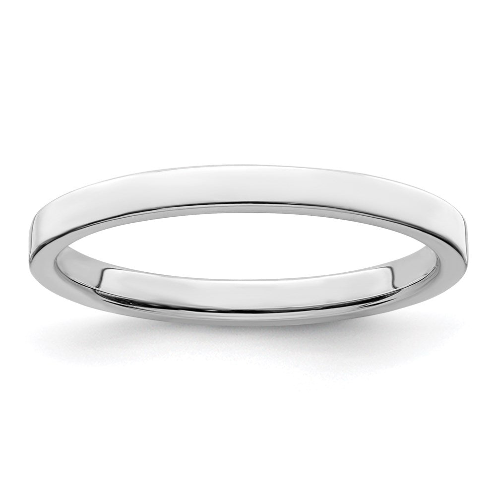 Sterling Silver Lightweight Flat Size 4 Band