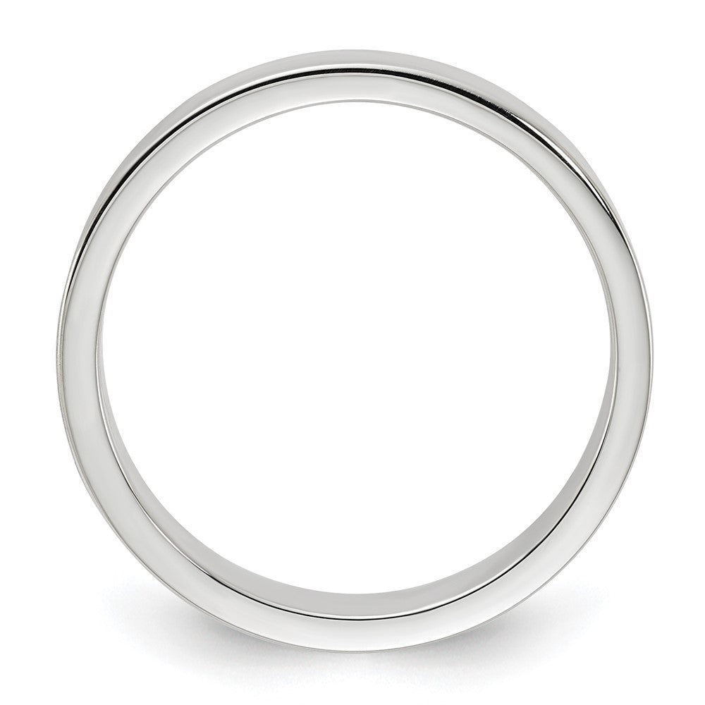 Sterling Silver Lightweight Flat Size 7.5 Band