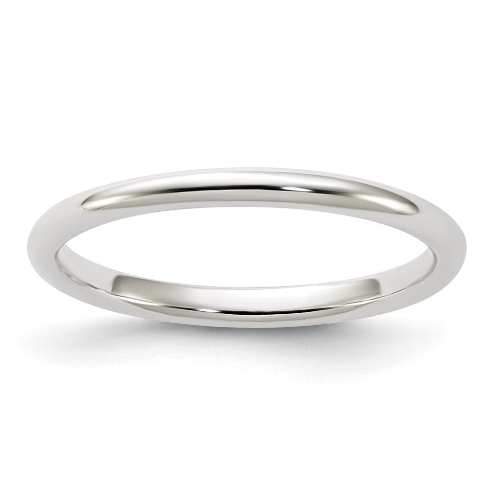 Sterling Silver Half Round Size 9 Band