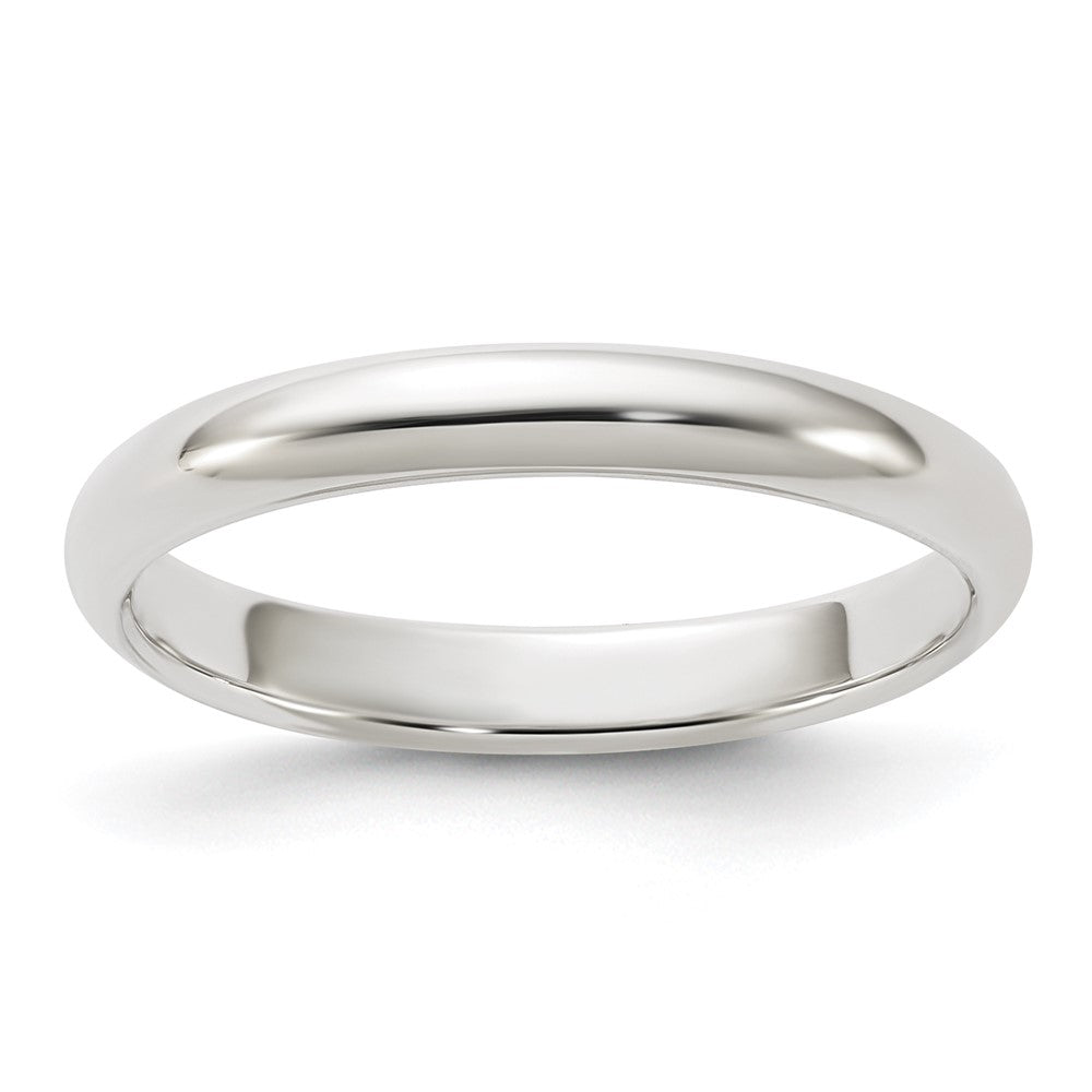 Sterling Silver Half Round Size 9 Band