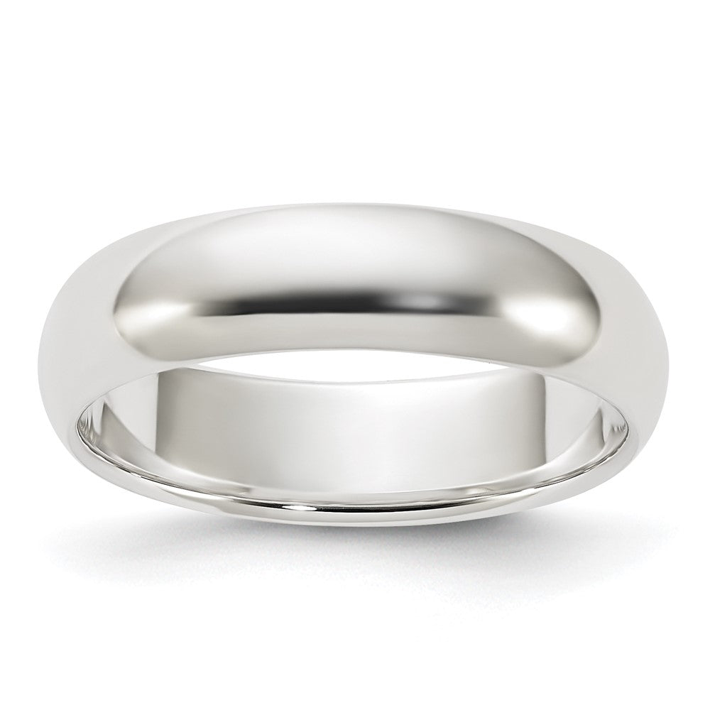 Sterling Silver Half Round Size 7 Band