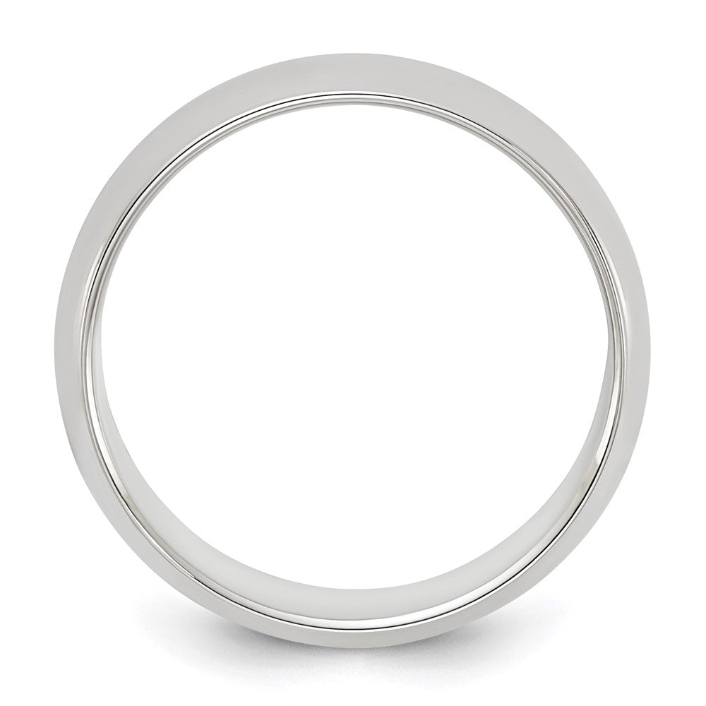 Sterling Silver Half Round Size 8 Band