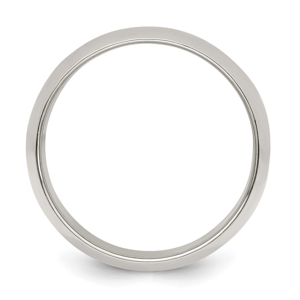 Sterling Silver Half Round Size 4 Band