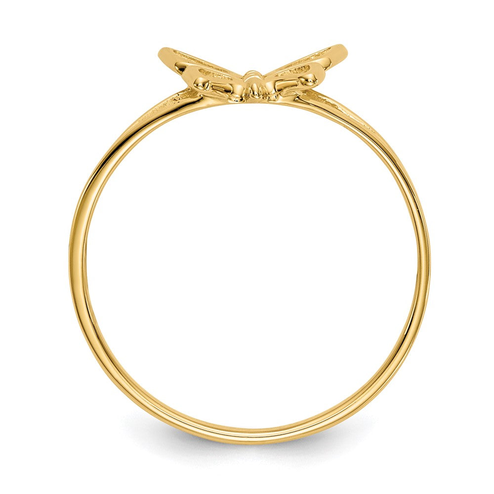 14k Butterfly Size 5 Ring
