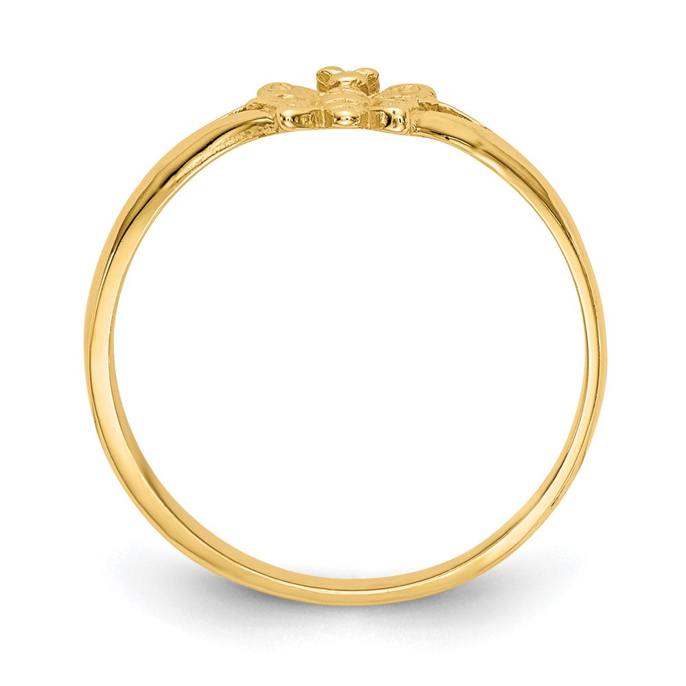 14K Butterfly Size 2 Ring