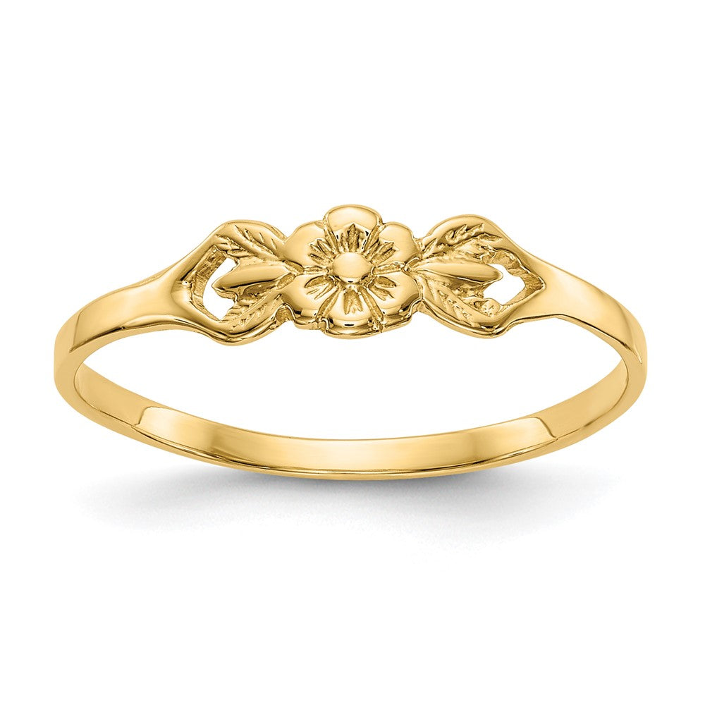 14K Flower Size 5 Ring