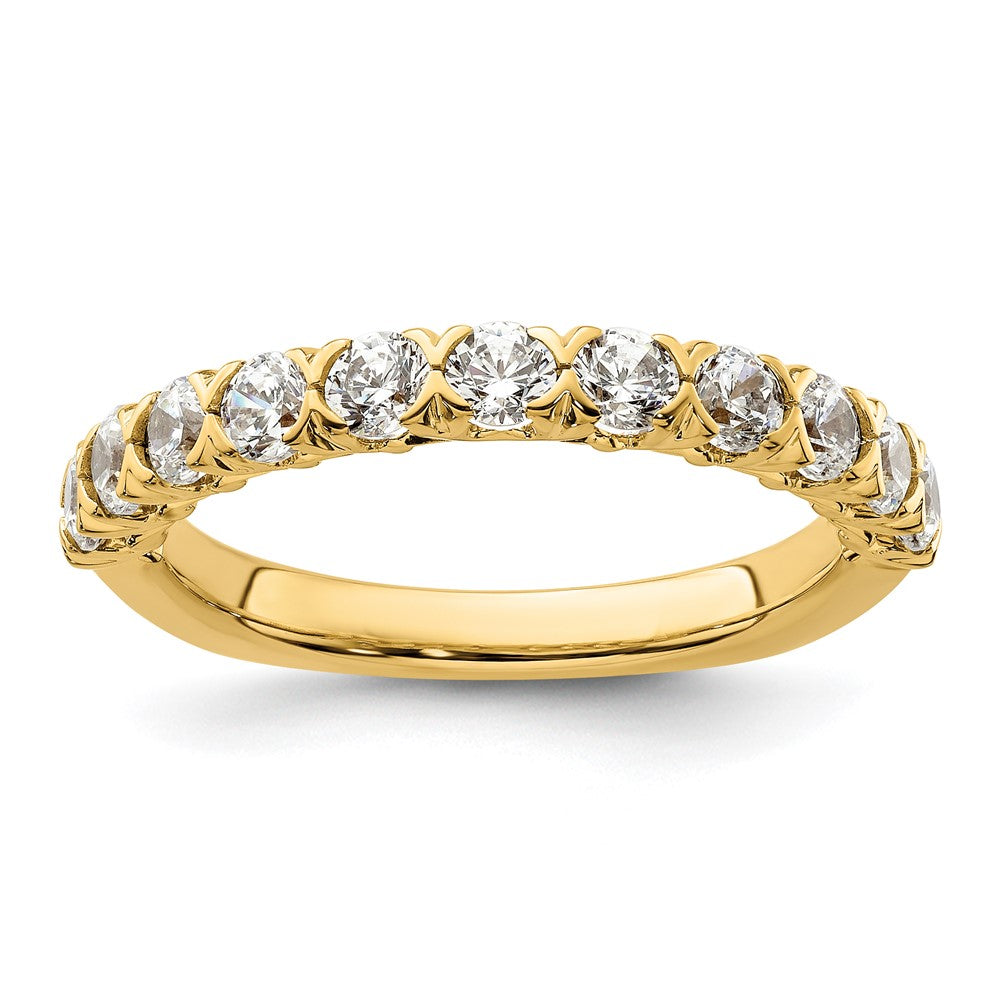 14k Diamond Wedding Band