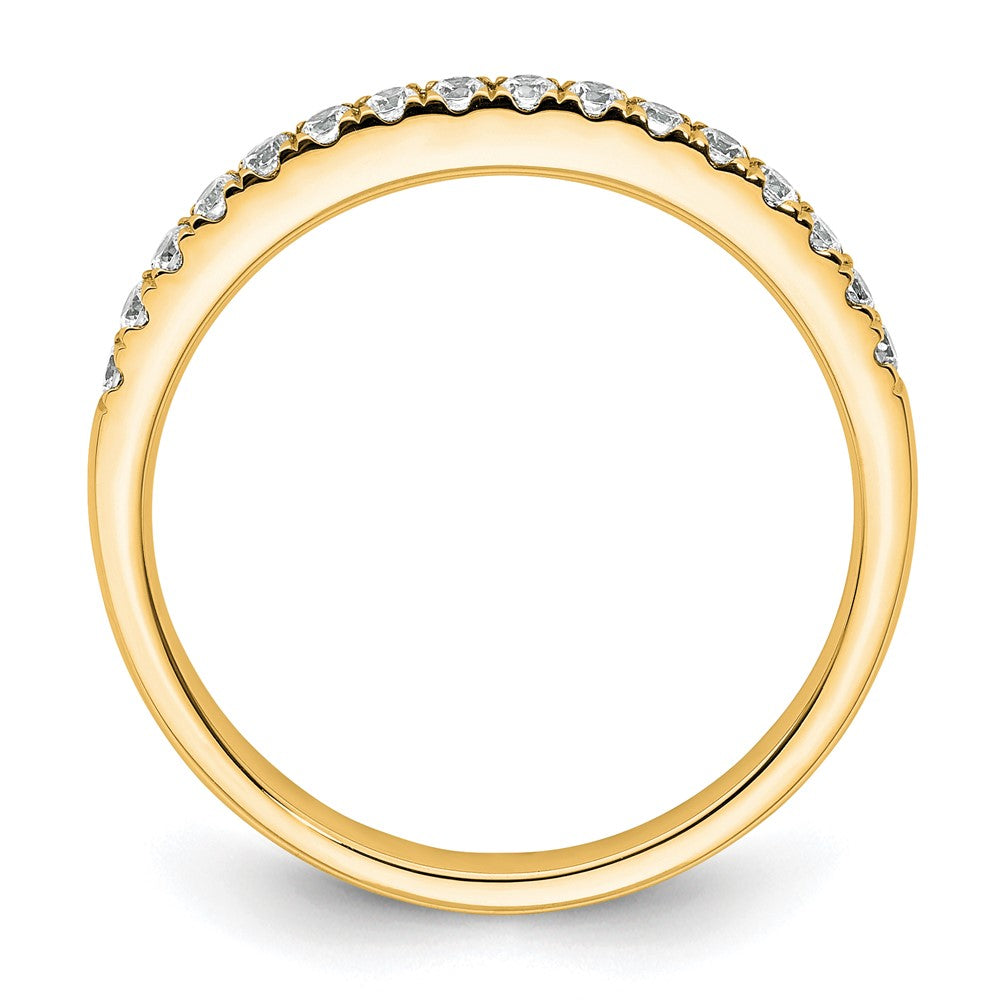 14k Yellow Gold Diamond Wedding Band