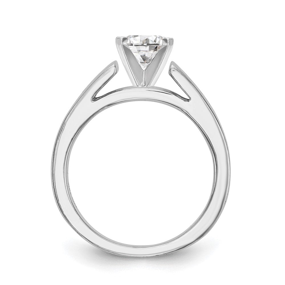 14k White Gold AA Diamond Engagement Ring